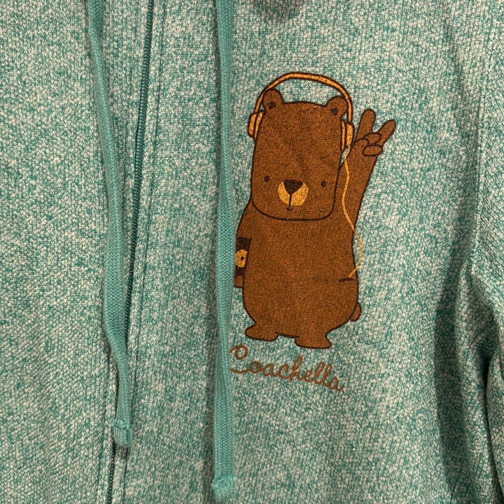 Coachella zip up hoodie